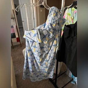 Euc one shoulder Lilly dress size 10